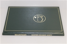 1990 Masters Tournament Annual Book - Signed By Winner Nick Faldo JSA ALOA