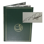 1993 Masters Tournament Annual Book - Signed By Winner Bernard Langer JSA ALOA