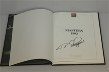 1993 Masters Tournament Annual Book - Signed By Winner Bernard Langer JSA ALOA