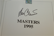 1995 Masters Tournament Annual Book - Signed By Winner Ben Crenshaw JSA ALOA
