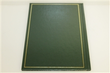1995 Masters Tournament Annual Book - Signed By Winner Ben Crenshaw JSA ALOA
