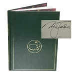 1996 Masters Tournament Annual Book - Signed By Winner Nick Faldo JSA ALOA