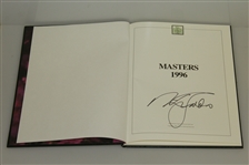1996 Masters Tournament Annual Book - Signed By Winner Nick Faldo JSA ALOA