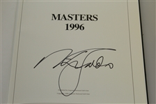 1996 Masters Tournament Annual Book - Signed By Winner Nick Faldo JSA ALOA