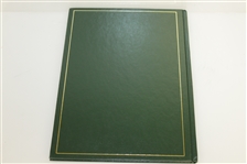 1996 Masters Tournament Annual Book - Signed By Winner Nick Faldo JSA ALOA