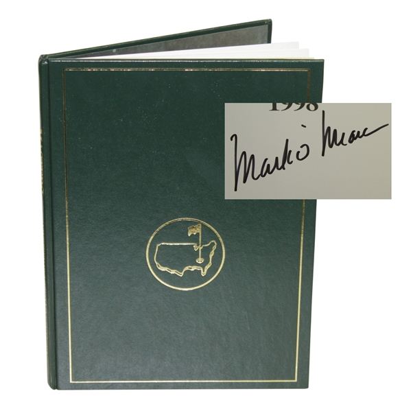 1998 Masters Tournament Annual Book - Signed By Winner Mark O Meara JSA ALOA