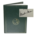 1998 Masters Tournament Annual Book - Signed By Winner Mark O Meara JSA ALOA