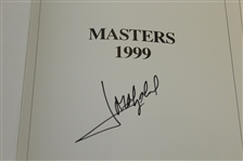 Jose Maria Olazabal Signed 1999 Masters Tournament Annual Book JSA ALOA