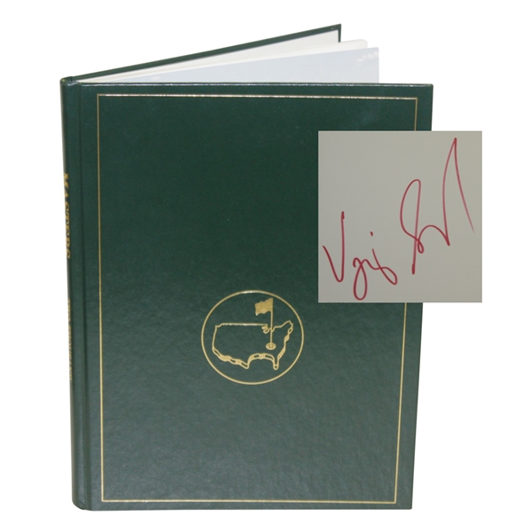 2000 Masters Tournament Annual Book - Signed By Winner Vijay Singh JSA ALOA