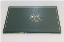 2001 Masters Tournament Annual Book - Tiger Woods Victory