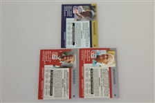 Jack Nicklaus, Arnold Palmer & Payne Stewart Signed Pro Set cards JSA ALOA