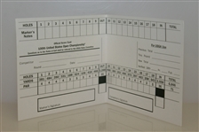 Jack Nicklaus Signed Official 2000 US Open Scorecard - Final US Open JSA ALOA