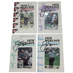 Jack Nicklaus Signed 1995 Memorial Tournament Calling Cards - Full 4 Card Series JSA ALOA