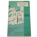 1979 Masters Tournament Spectator Guide Signed By Palmer, Nicklaus & Others JSA ALOA