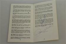 1979 Masters Tournament Spectator Guide Signed By Palmer, Nicklaus & Others JSA ALOA