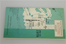 1979 Masters Tournament Spectator Guide Signed By Palmer, Nicklaus & Others JSA ALOA