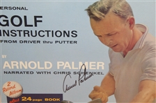 Arnold Palmer Signed 'Personal Golf Instruction' Two Record Set with Instruction Booklet JSA ALOA