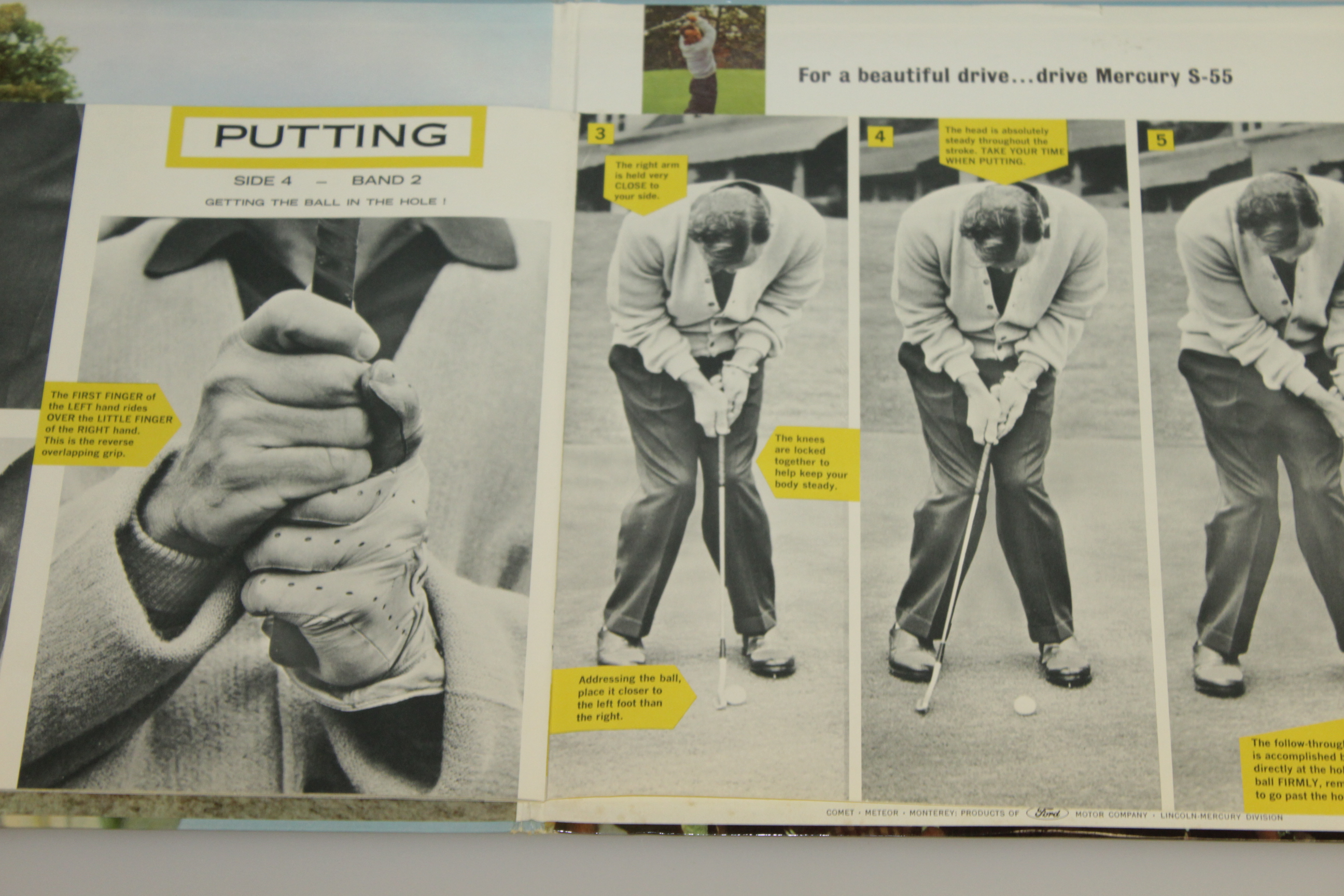 Lot detail arnold palmer signed personal golf instruction two