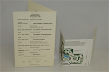 Byron Nelson Signed Philadelphia Country Club Scorecard with Funeral Program JSA ALOA