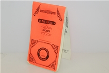 2005 PGA Championship at Baltusrol Yardage Book w/ Used Greens Sheet - Mickelson Win