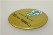 1975 PGA Championship Media Badge - Nicklaus Win