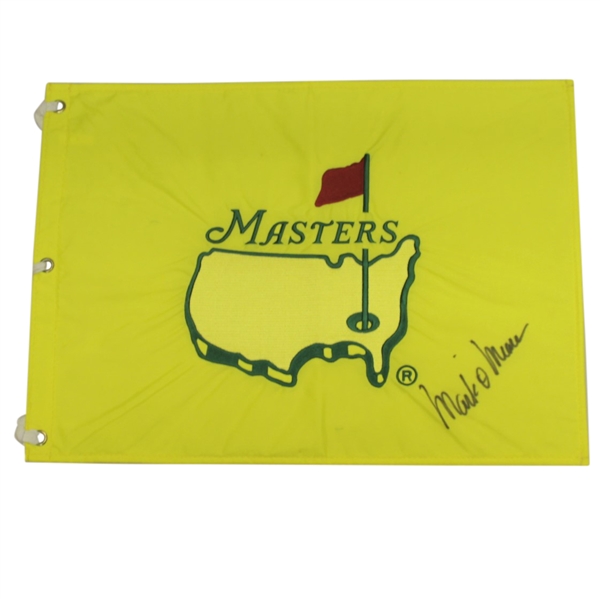 1997 Masters Embroidered Undated Flag - Signed By 1998 Champion Mark O Meara JSA ALOA