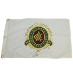 David Toms Signed 2001 PGA Championship at Atlanta Athletic Club Flag - Embroidered JSA ALOA