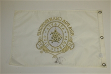 David Toms Signed 2001 PGA Championship at Atlanta Athletic Club Flag - Embroidered JSA ALOA