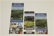 2007 PGA Championship at Southern Hills Embroidered Flag & Pairing Guides - Woods Victory