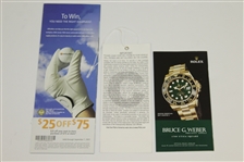 2007 PGA Championship at Southern Hills Embroidered Flag & Pairing Guides - Woods Victory