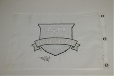 Rich Beem Signed 2002 PGA Championship at Hazeltine Embroidered Flag JSA ALOA