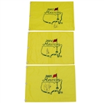 2003, 2004 & 2005 Masters Tournament Flags Signed By Runner Ups JSA ALOA