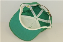 Arnold Palmer Signed Vintage Green Masters Hat JSA ALOA