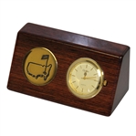 Augusta National Golf Club Sitting Cherry Wood Sitting Clock w/ Quartz Face