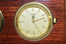 Augusta National Golf Club Sitting Cherry Wood Sitting Clock w/ Quartz Face
