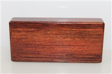 Augusta National Golf Club Sitting Cherry Wood Sitting Clock w/ Quartz Face