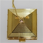 Golden Augusta National Golf Club Clubhouse Ornament w/ Box