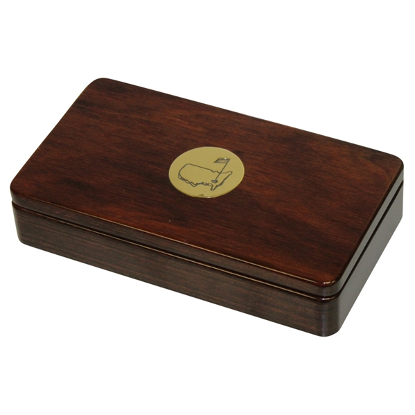 Augusta National Golf Club Auburn Wood Keepsake Box - Made in USA