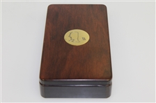 Augusta National Golf Club Auburn Wood Keepsake Box - Made in USA