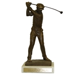Ben Hogan Bronze Statue Mid-Swing - Golfer of the Decade 1948 to 1957