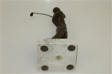 Walter Hagen Bronze Statue Mid-Swing - Golfer of the Decade 1918 to 1927