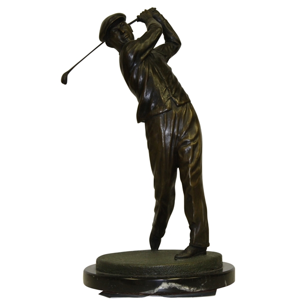 Ben Hogan Ltd Ed Bronze Colonial Country Club Sculpture #153 of 200 w/ Note of Appreciation & Authenticity