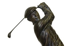 Ben Hogan Ltd Ed Bronze Colonial Country Club Sculpture #153 of 200 w/ Note of Appreciation & Authenticity