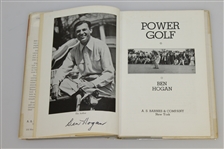 Ben Hogan Signed 1948 'Power Golf' JSA ALOA