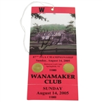 Phil Mickelson Signed 2005 PGA Championship at Baltusrol Final Round Ticket JSA ALOA