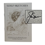 Jack Nicklaus Signed Book of Studies & Reflections From 1962-1991 British Opens By Harold Riley JSA ALOA