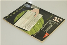 1954 US Open Championship at Baltusrol Golf Club Program - Ed Furgol Winner