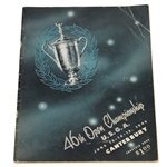 1946 US Open Championship at Canterbury Program - Lloyd Mangrum Winner