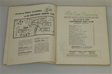 1946 US Open Championship at Canterbury Program - Lloyd Mangrum Winner