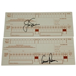 Jack Nicklaus & Arnold Palmer Signed 1994 US Senior Open Official Scorecards JSA ALOA